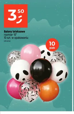Balony lateksowe rozmiar 10" 10-pak promocja w Dealz
