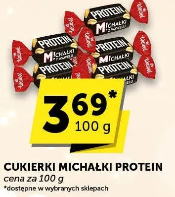 Cukierki Michałki Protein promocja w Groszek