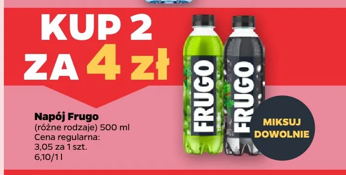 Napój Frugo promocja w Netto