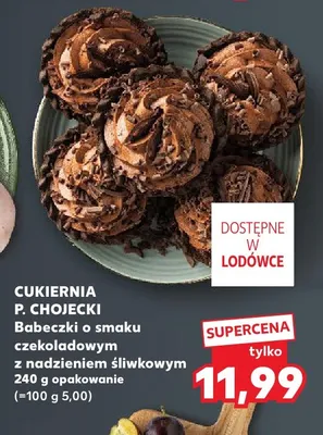 Babeczki o smaku czekoladowym z nadzieniem śliwkowym P. Chojecki promocja w Kaufland