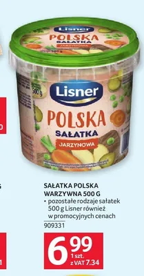 Sałatka Polska warzywna Lisner promocja w Selgros