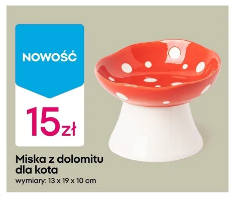 Miska z dolomitu dla kota promocja w Pepco