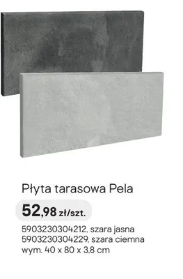 Płyta tarasowa Pela  promocja w Castorama