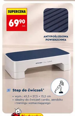 Step do ćwiczeń Spokey promocja w Biedronka