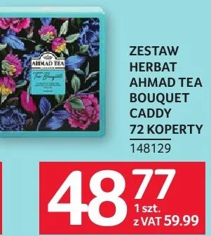 Herbata Dammann 100g zestaw Ahmad Tea Bouquet Caddy 72 koperty promocja w Selgros