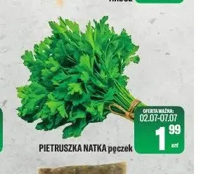 Pietruszka natka pęczek promocja w Tomi Markt