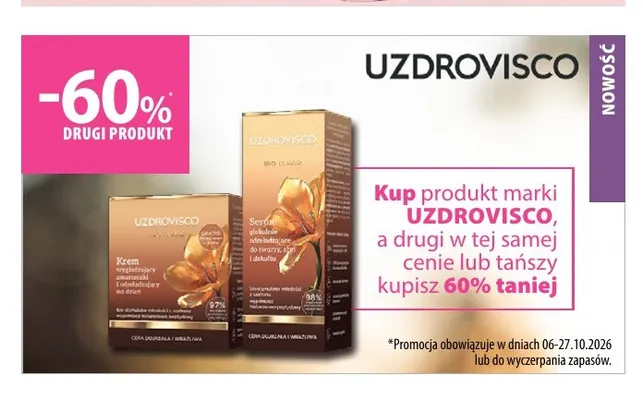 Produkty do pielęgnacji twarzy Uzdrovisco promocja w Hebe