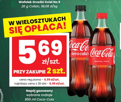 Napój gazowany Coca-Cola Original Taste promocja w emma MARKET