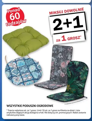 Poduszki ogrodowe promocja w Selgros