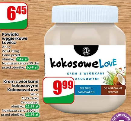 Krem z wiórkami kokosowymi KokosoweLove promocja w Dino
