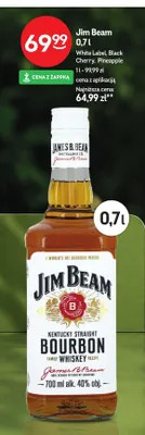 Whisky Jim Beam Pineapple promocja w Żabka