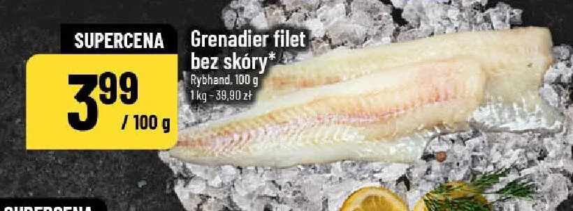 Grenadier filet bez skóry promocja w POLOmarket