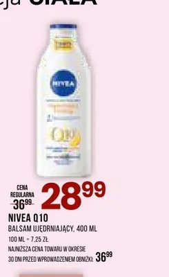 Balsam ujędrniający Nivea Q10 promocja w Drogerie Natura