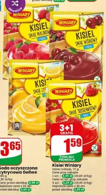 Kisiel smak wiśniowy Winiary promocja w Dino