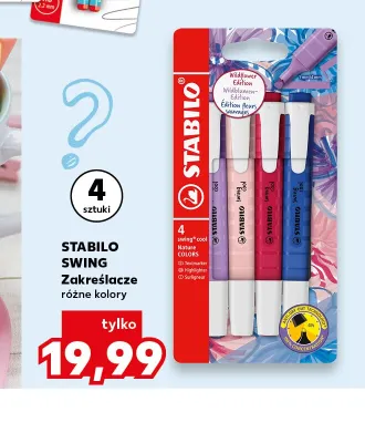 Zakreślacze STABILO Swing promocja w Kaufland