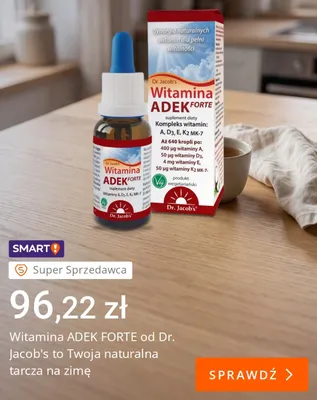 Witamina ADEK Forte Dr. Jacob's promocja w Allegro
