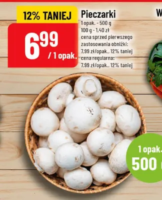 Pieczarki promocja w POLOmarket