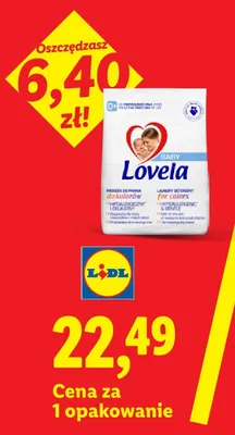 Proszek do prania kolorów Lovela Baby promocja w Lidl