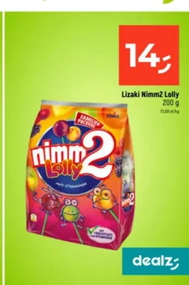 Lizaki Nimm2 Lolly promocja w Dealz