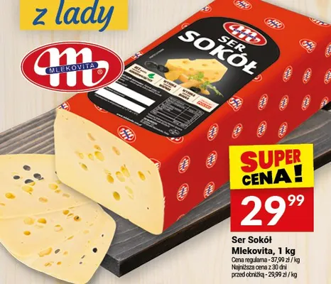 Ser Sokół Mlekovita promocja w Twój Market