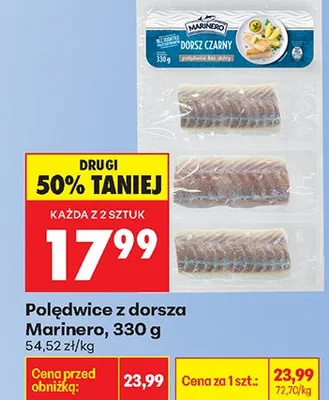 Polędwice z dorsza promocja w Biedronka