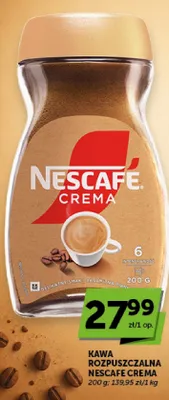 Kawa rozpuszczalna Nescafe Crema promocja w Euro Sklep
