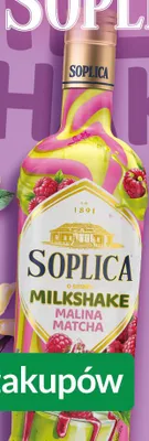 Likier Soplica Milkshake Malina Matcha promocja w Lidl