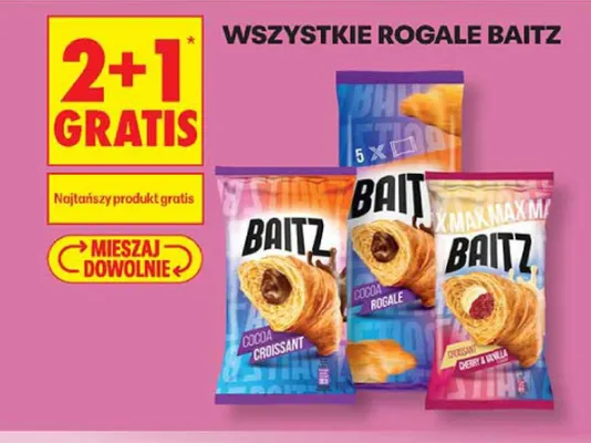 Rogal z nadzieniem wiśniowo-waniliowym Baitz Cherry & Vanilla promocja w Biedronka