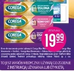 Krem do protez różne rodzaje Corega promocja w Drogerie Jasmin