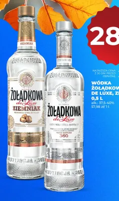 Wódka Żołądkowa De Luxe promocja w Duży Ben