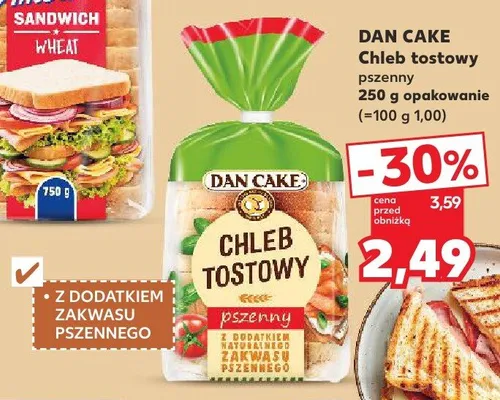 Chleb tostowy pszenny promocja w Kaufland