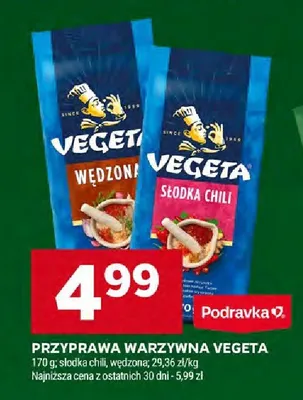 Przyprawa warzywna Vegeta słodka chili promocja w Stokrotka