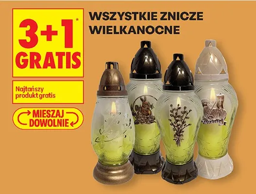 Znicze wielkanocne promocja w Biedronka