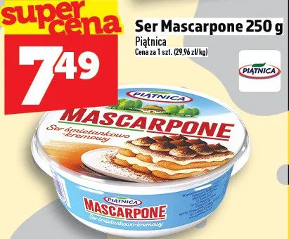 Ser Mascarpone promocja w TOPAZ