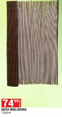 Mata wiklinowa promocja w Merkury Market