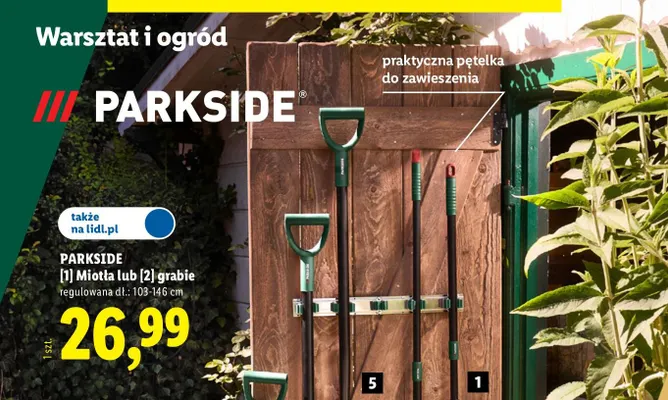 Grabie Parkside promocja w Lidl