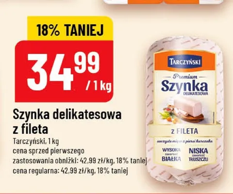 Szynka delikatesowa z fileta promocja w POLOmarket