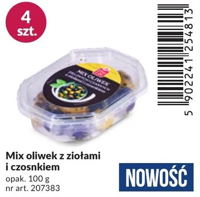 Mix oliwek z ziołami i czosnkiem promocja w Makro