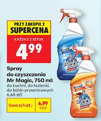 Spray do czyszczenia, różne rodzaje promocja w Biedronka