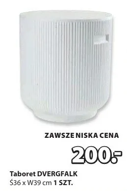 Taboret DVERGFALK promocja w Jysk