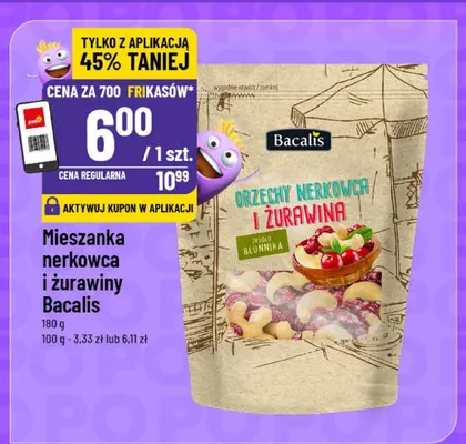 Mieszanka nerkowca i żurawiny Bacalis promocja w POLOmarket