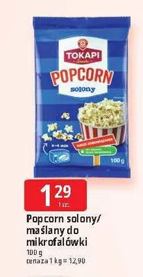 Popcorn solony do mikrofalówki Tokapi promocja w Leclerc
