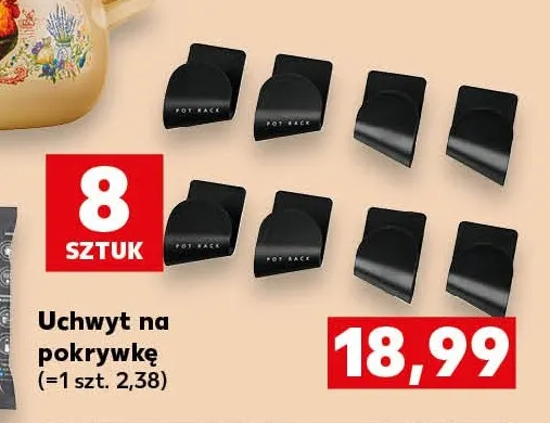 Uchwyt na pokrywkę 8-pak promocja w Kaufland