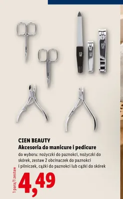 Nożyczki do skórek Cien Beauty promocja w Lidl