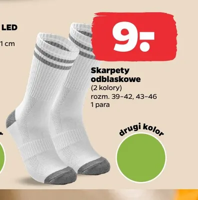 Skarpety odblaskowe promocja w Netto