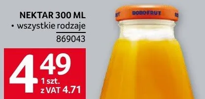Nektar BoboFrut 300 ml promocja w Selgros