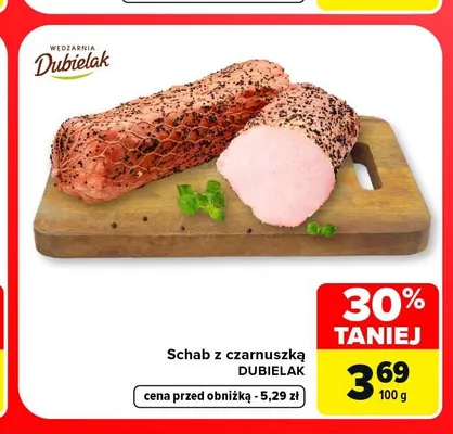 Schab z czarnuszką Dubielak promocja w Carrefour