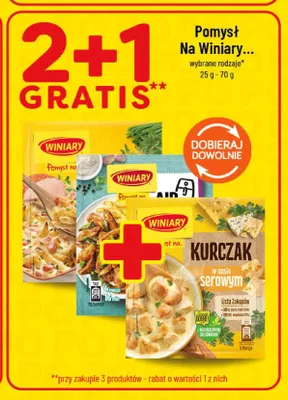 Mieszanka przypraw Pomysł na Kurczak w sosie serowym Winiary promocja w POLOmarket