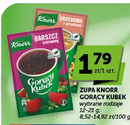 Zupa Barszcz czerwony Knorr Gorący Kubek promocja w ABC