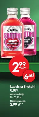Drink Lubelska Shottini Spicy Raspberry promocja w Żabka